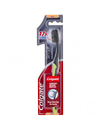 Colgate Toothbrush Slim Soft Charcoal each