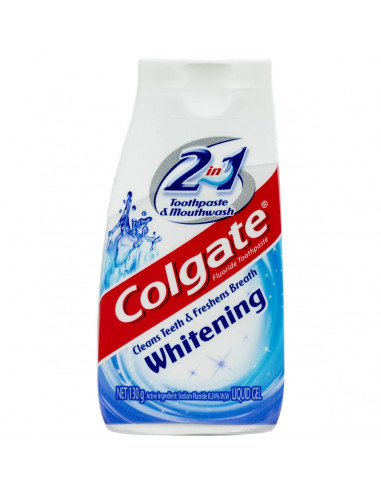 Colgate 2in1 Whitening Toothpaste & Mouthwash 130g