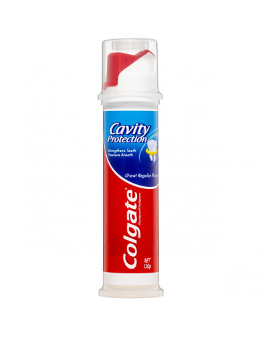 Colgate Cavity Protection Regular Flavour Toothpaste Pump 130g