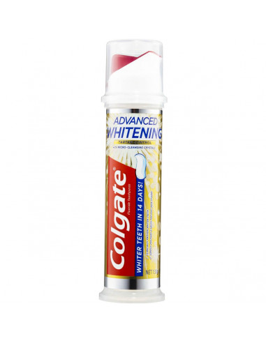 Colgate Pump Toothpaste Whitening Tartar 130g