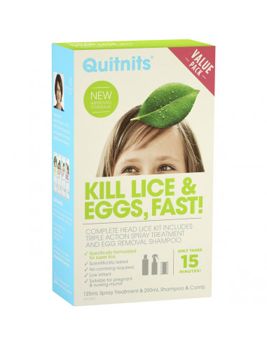 Quit Nits Head Lice Treatment Complet Kit 1pk