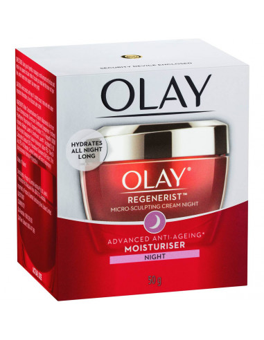 Olay Regenerist Anti Ageing Micro Sculpt Night Cream Moisturiser 50g