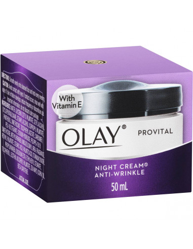 Olay Anti Wrinkle Provital Night Cream For Mature Skin 50g