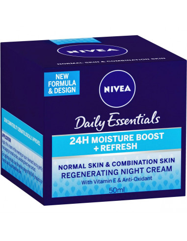 Nivea Daily Essentials Regenerating Night Normal & Combination 50ml