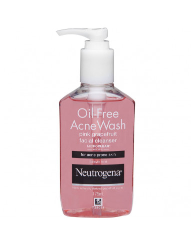 Neutrogena Oil Free Acne Pink Grapefuit Cleanser 175ml