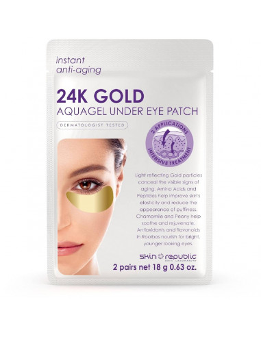 Skin Republic Gold Under Eye Patches 3 pack