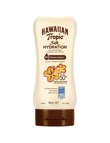 Hawaiian Tropic Silk Hydration Sunscreen Lotion Spf 50 180ml