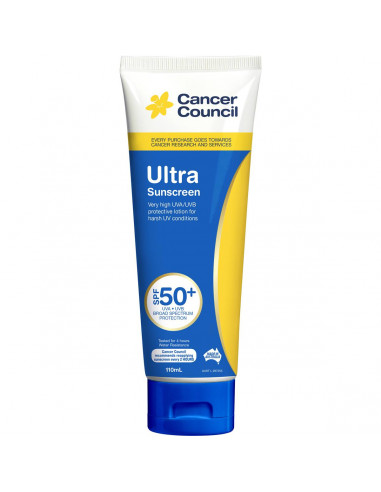 Cancer Council Ultra Spf 50+ Sunscreen 110ml