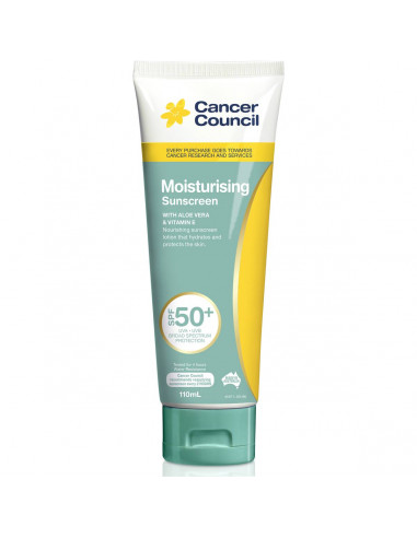 Cancer Council Moisture Sunscreen Spf 50+ 110ml