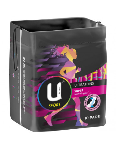 U By Kotex Sport Ultrathin Super 10 pack