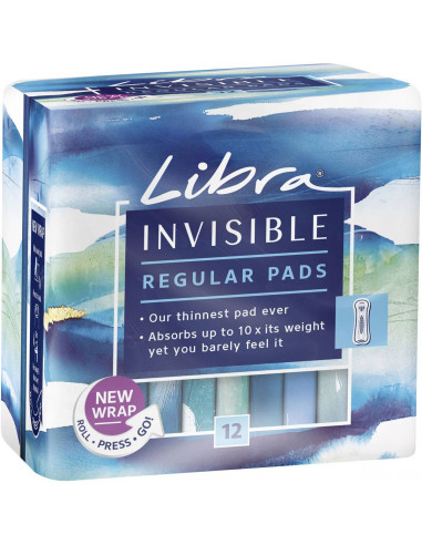 Libra Invisible Regular Pads 14 pack