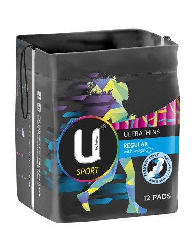 U By Kotex Sport Ultrathin Regular 12 pack