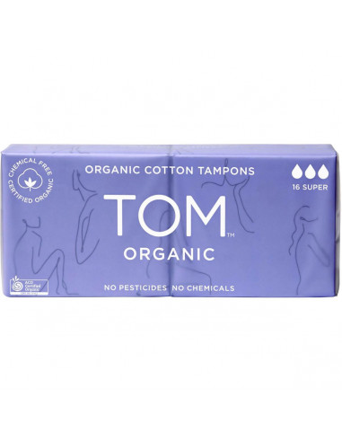 Tom Organic Super Tampons 2x8pk