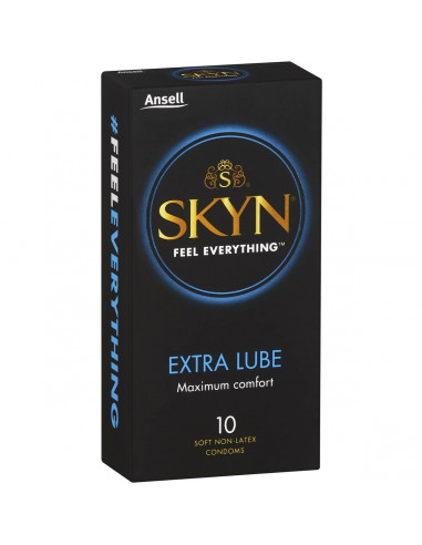 Ansell Lifestyles Condoms Skyn Extra Lubricated 10 pack