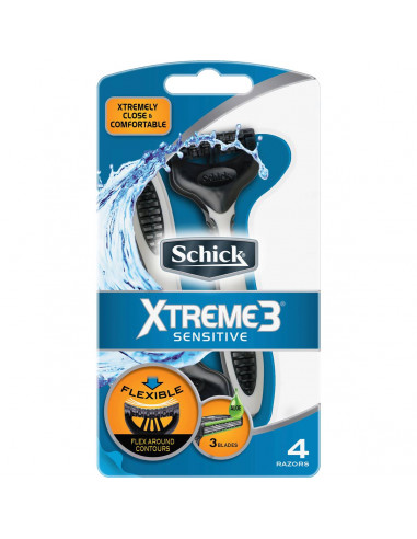 Schick Razor Disposable Xtreme Sensitive 4 pack