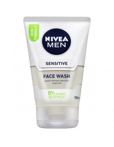 Nivea For Men Face Care Sensitive Wash 100ml