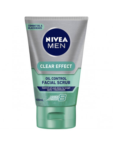 Nivea For Men Facial Scrub Clear Effect Oil Control 100ml