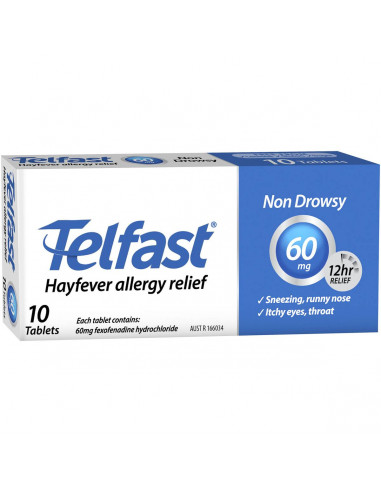 Telfast Hay Fever Tablets 60mg 10pk