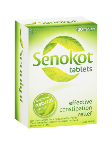 Senokot Laxatives Senna Tablets 100pk