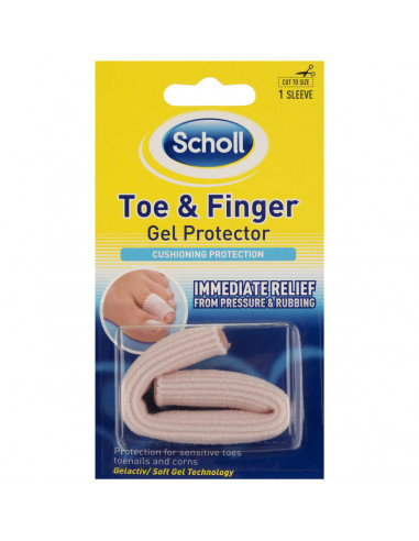 Scholl Gel Finger & Toe Foot Care Protector 1pk