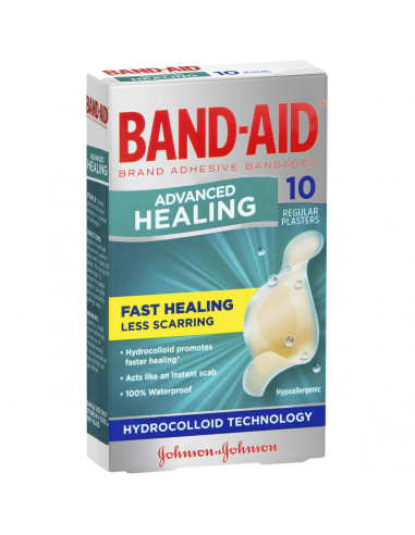 Band-aid Gel Strip Advanced Healing Regular 10 pack
