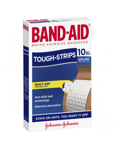 Band-aid Tough Strips Extra Large 10pk