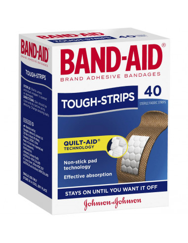 Band-aid Tough Strips Brand 40pk