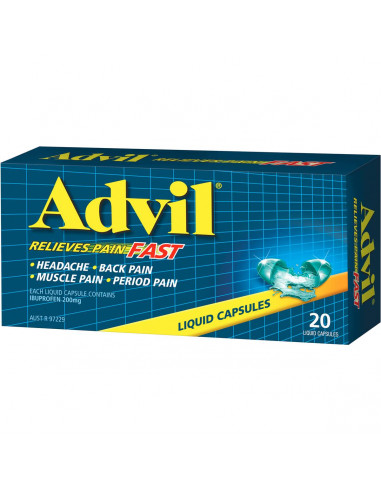 Advil Capsules Liquid 20pk