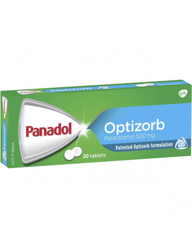 Panadol With Optizorb Paracetamol Pain Relief 20 tablets