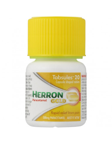 Herron Gold Paracetamol Tabsules 20 pack