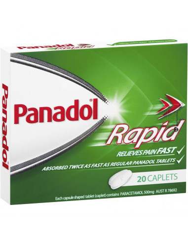 Panadol Rapid For Pain Relief Paracetamol 500 Mg 20 caplets