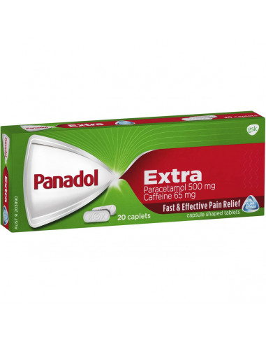 Panadol Extra With Optizorb Paracetamol Pain Relief 20 caplets