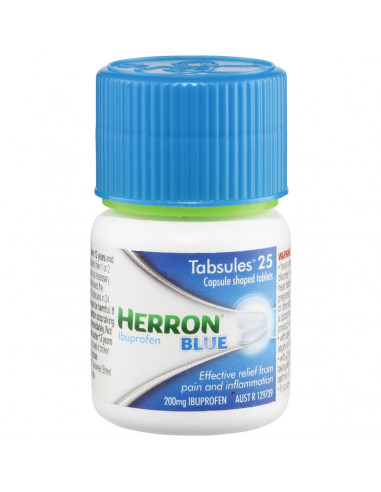 Heron Blue Ibuprofen Tabsules 25 pack