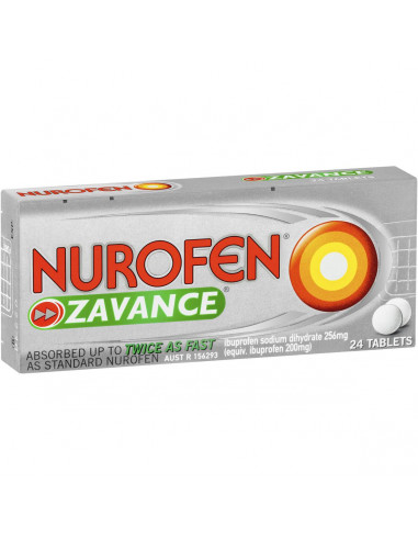 Nurofen Tablets Zavance 256mg 24pk