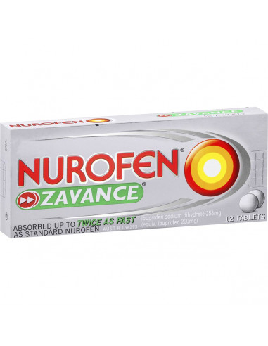 Nurofen Zavance Tablets Pain Relief 12 pack