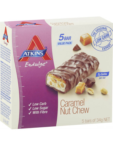 Atkins Endulge Bar Caramel Nut Multi Pack 5x34g