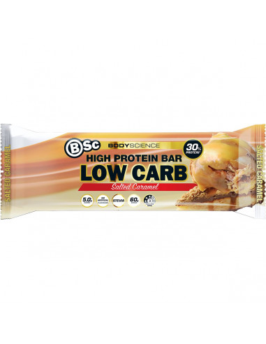 Bodyscience High Protein Bar Low Carb Salted Caramel 60g