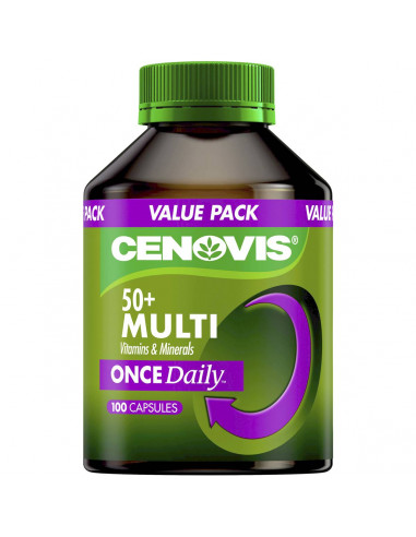 Cenovis Once Daily 50+ Multi Vitamins & Minerals 100 pack
