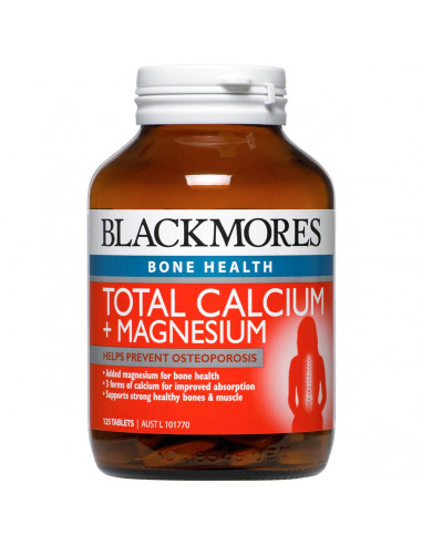 Blackmores Total Calcium + Magnesium + D3 Tablets Value Pack 125 pack