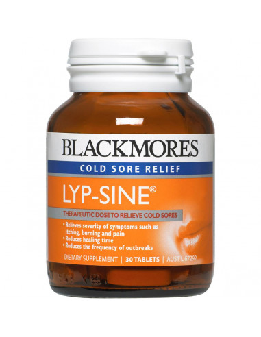 Blackmores Lyp-sine Coldsore Relief Tablets 30 pack