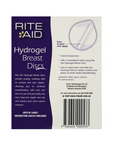 Hydrogel Breast Discs - How to Apply 