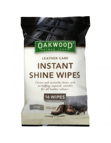 Oakwood Leather Wipes 16 pack