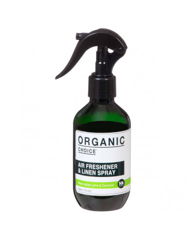Organic Choice Air Freshener & Linen Spray West Indian Lime & Coconut 200ml