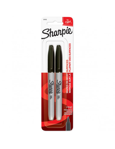 Sharpie Cd Marker Fine Black 2 pack