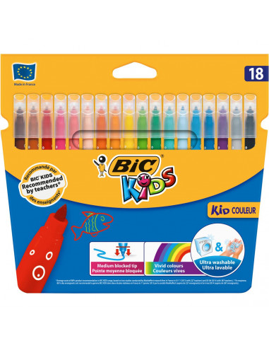 Bic Kids Felt Pens 18 pack