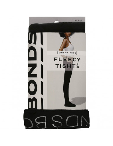 Bonds Comfy Tops Fleecy Tights Black Tl-xt each