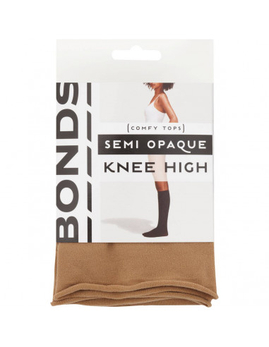 Bonds Comfy Tops Semi Opaque Knee High Nude 1 Size each