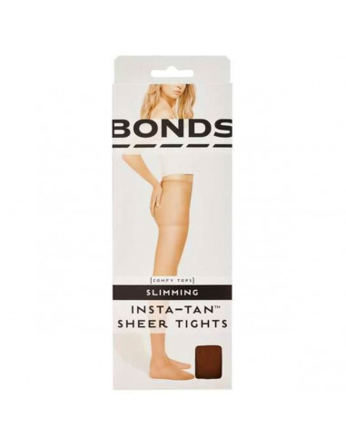 Bonds Instatan Sheer Stockings Slim Tight Light Brown Medium each