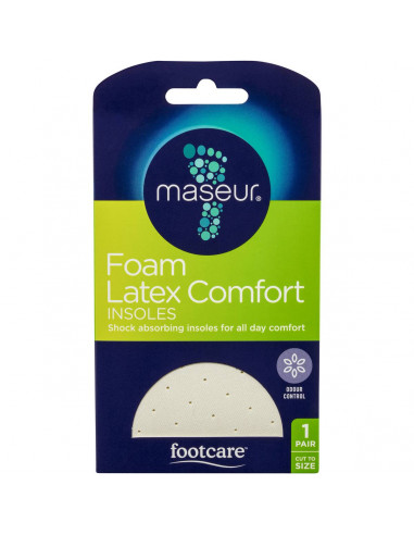 Footcare By Maseur Foam Latex Insole 1pair