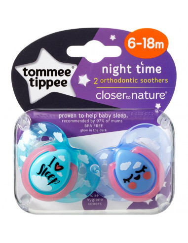 Tommee Tippee Ctn 2x 6-18m Fun Soother 2pk